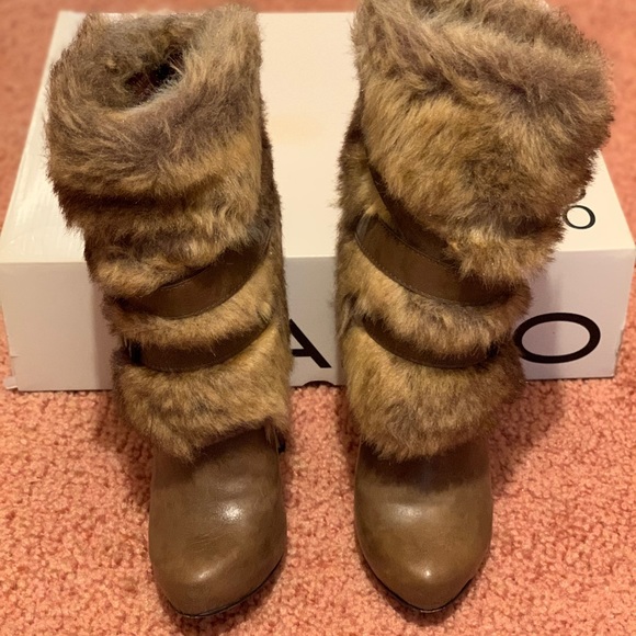 Aldo Shoes Price Drop Aldo Faux Fur Boots Poshmark